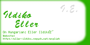 ildiko eller business card